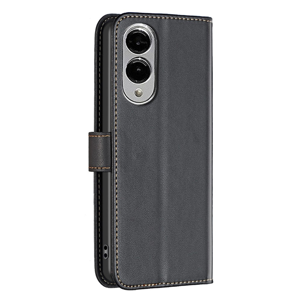 BINFEN COLOR BF17 For Samsung Galaxy S25 Edge Case Wallet Folio Flip Leather Cover
