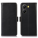 For Xiaomi Poco X7 Pro 5G Case RFID Blocking Genuine Cow Leather Wallet Phone Cover