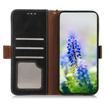 For Xiaomi Poco X7 Pro 5G Case RFID Blocking Genuine Cow Leather Wallet Phone Cover