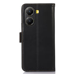 For Xiaomi Poco X7 Pro 5G Case RFID Blocking Genuine Cow Leather Wallet Phone Cover