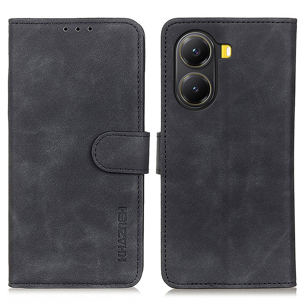 KHAZNEH For Xiaomi Redmi Turbo 4 5G / Poco X7 Pro 5G Case PU Leather Retro Texture Phone Cover