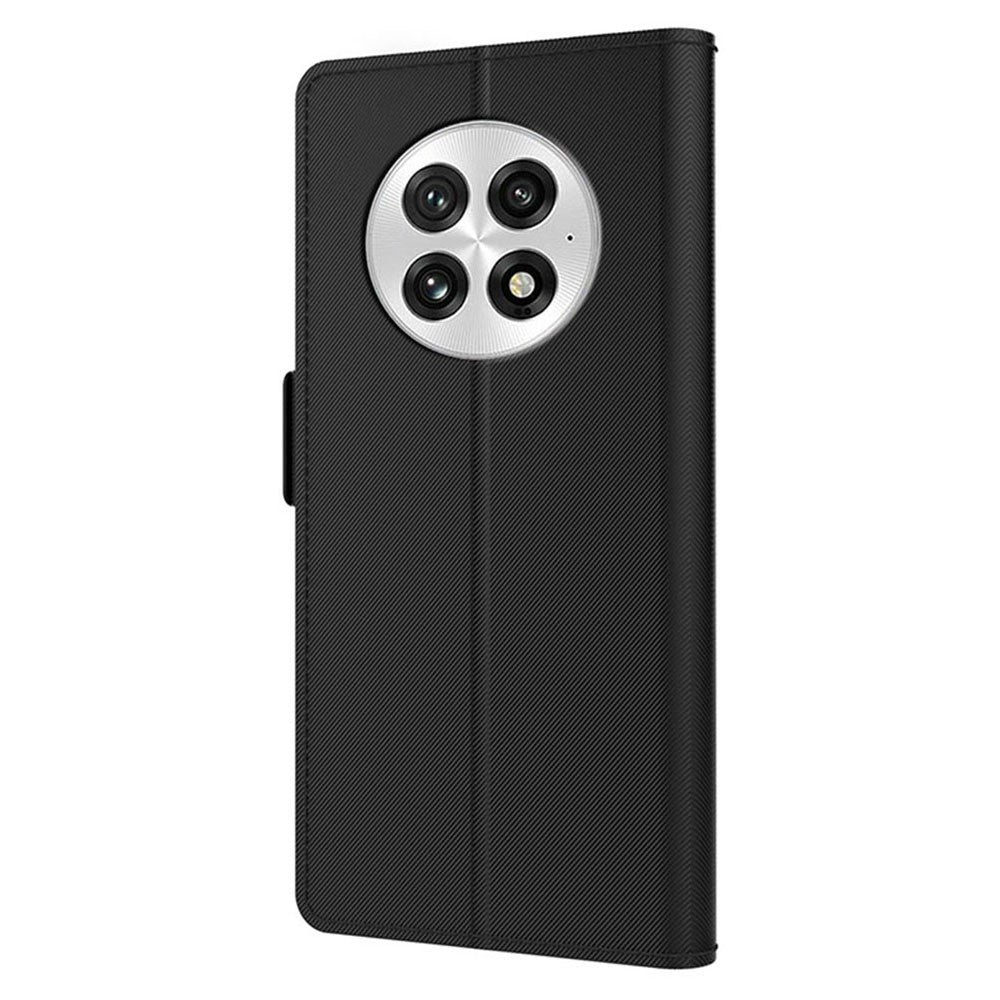 For OnePlus 13 Case Stand PU Leather Phone Cover Card Holder Mirror