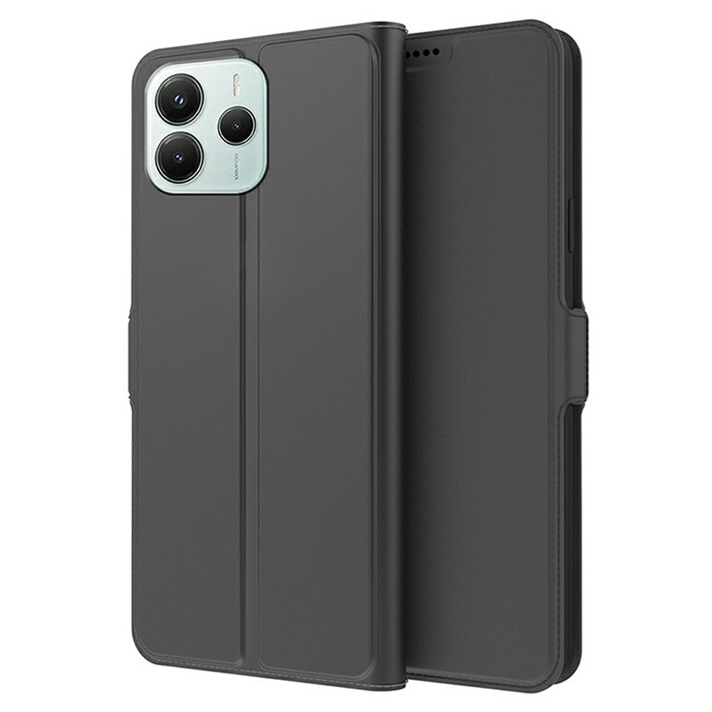 For Xiaomi Redmi Note 14 4G (163.25mm) Case Shockproof TPU Inner Shell Leather Phone Cover Card Slot