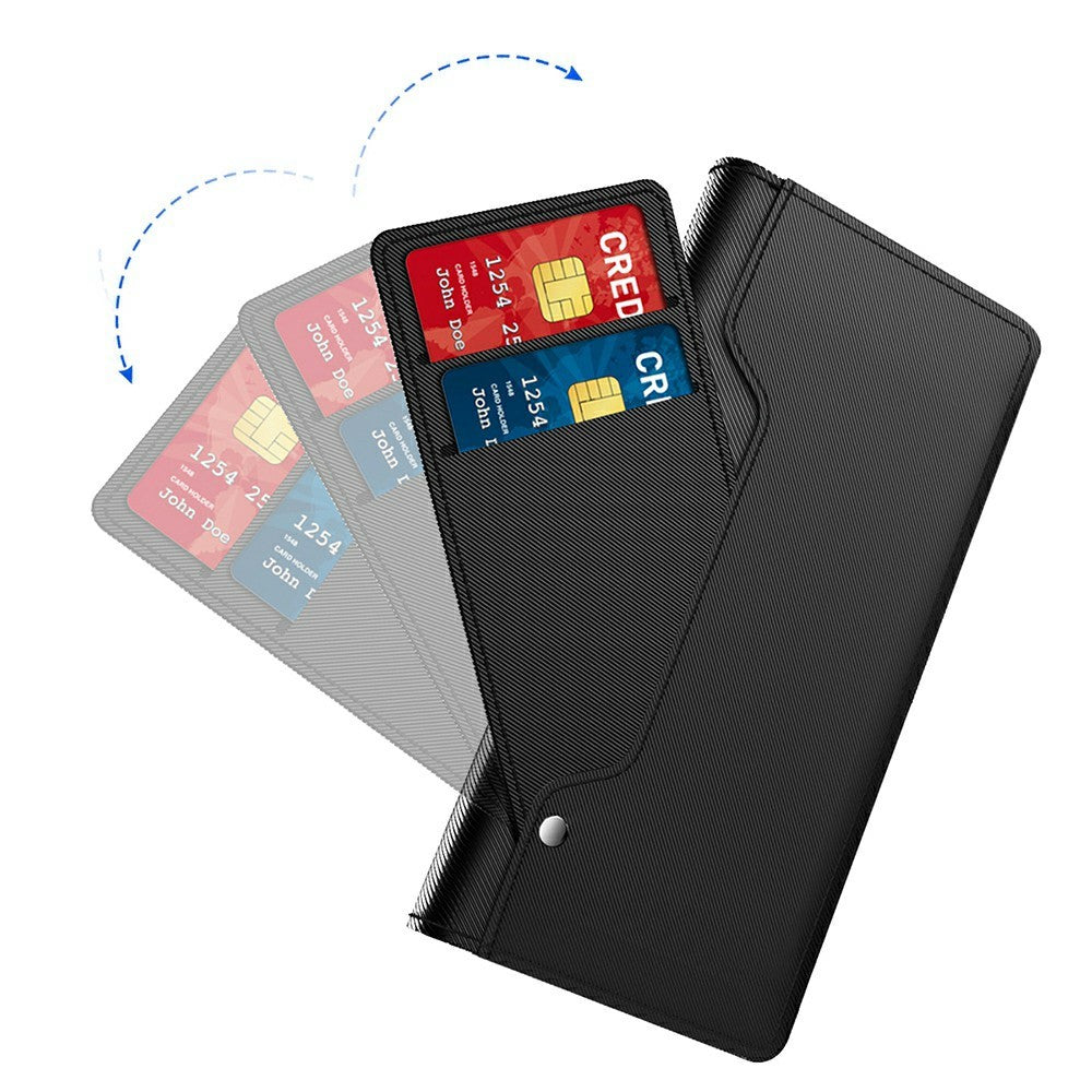 For Xiaomi Redmi Note 14 Pro 4G Case Stand PU Leather Phone Cover Card Holder Mirror