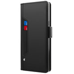 For Xiaomi Redmi Note 14 Pro 4G Case Stand PU Leather Phone Cover Card Holder Mirror