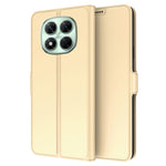 Xiaomi Redmi Note 14 Pro 5G / Poco X7 5G Skal Stötsäkert TPU Innerskal Läder mobilfodral Kortplats