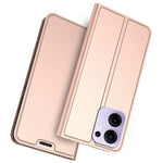 Oppo Reno13 F 5G (Reno 13 FS 5G) / 4G-skal i PU-läder med korthållare och stativ