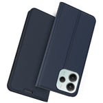 For Xiaomi Redmi Note 14 4G (163.25mm) Case PU Leather Phone Cover with Card Holder Stand