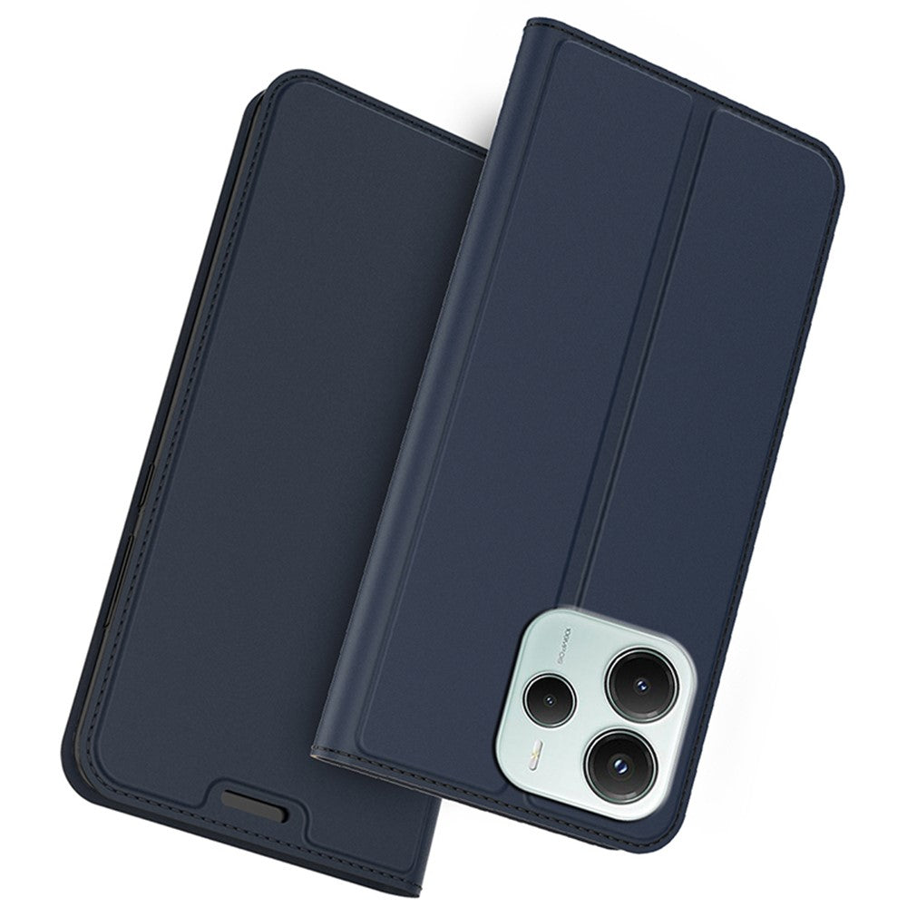 For Xiaomi Redmi Note 14 4G (163.25mm) Case PU Leather Phone Cover with Card Holder Stand