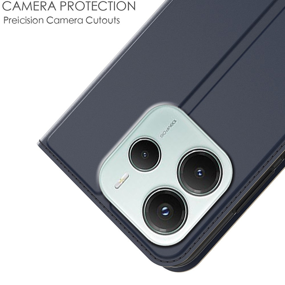 For Xiaomi Redmi Note 14 5G Case PU Leather Phone Cover with Card Holder Stand