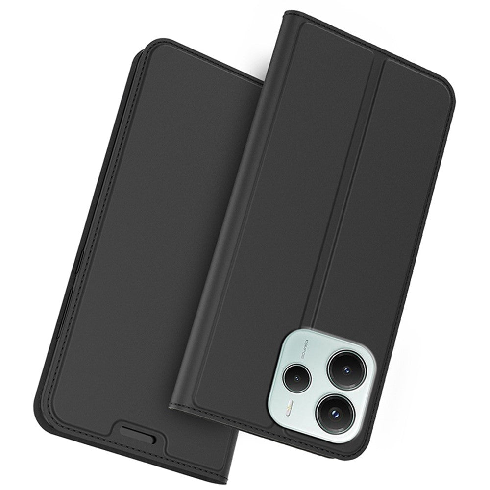 For Xiaomi Redmi Note 14 5G Case PU Leather Phone Cover with Card Holder Stand