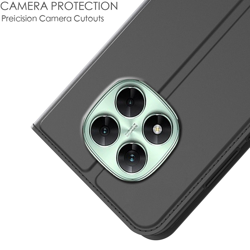 For Xiaomi Redmi Note 14 Pro 5G / Poco X7 5G Case PU Leather Phone Cover with Card Holder Stand Magnetic Closure