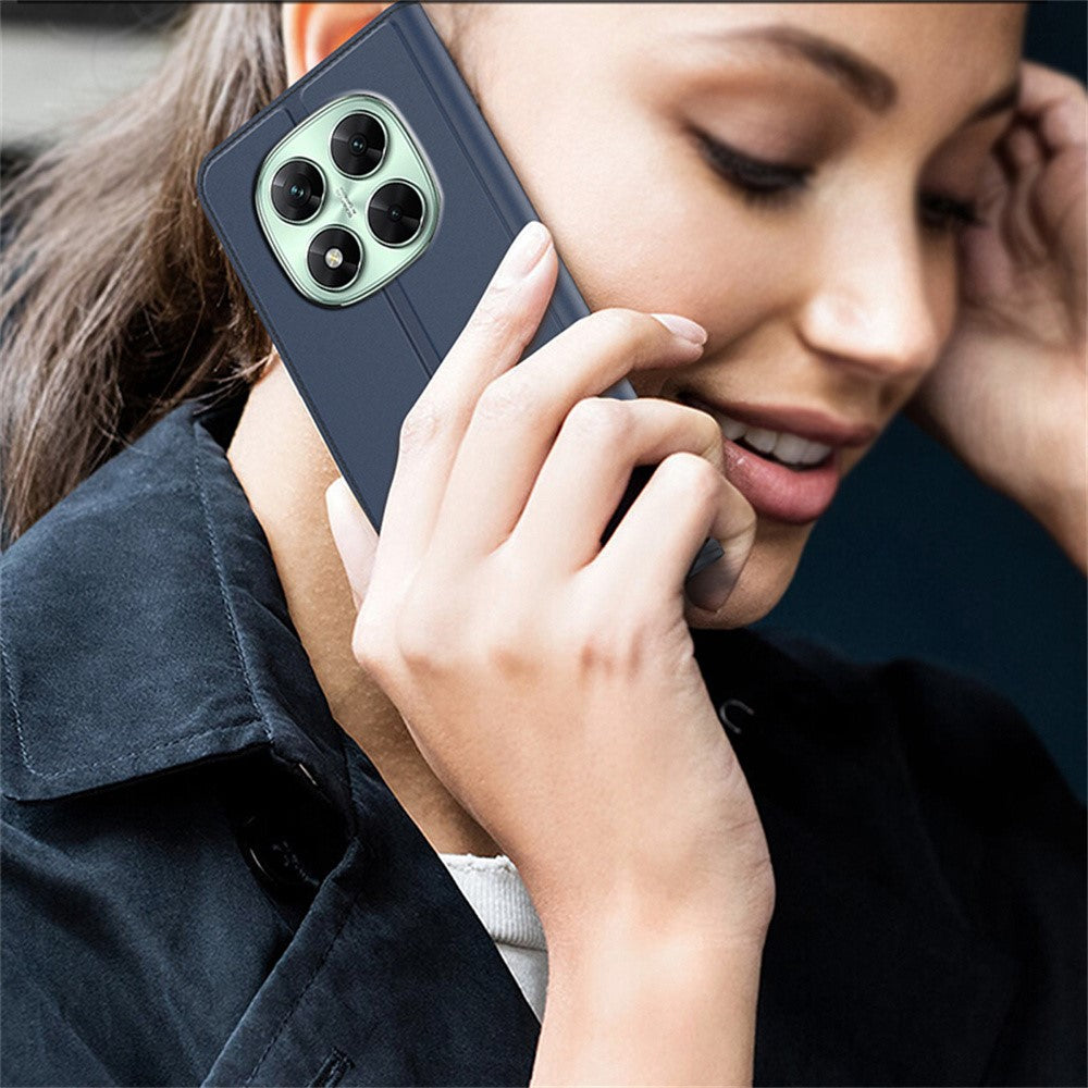 For Xiaomi Redmi Note 14 Pro+ 5G Case PU Leather Phone Cover with Card Holder Stand