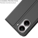 For Xiaomi Redmi Turbo 4 5G / Poco X7 Pro 5G Case PU Leather Phone Cover with Card Holder Stand