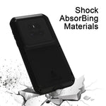 LOVE MEI For Huawei Mate 70 Case Tempered Glass Screen Protector Metal + Silicone Phone Cover