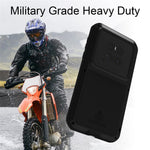 LOVE MEI For Huawei Mate 70 Case Tempered Glass Screen Protector Metal + Silicone Phone Cover