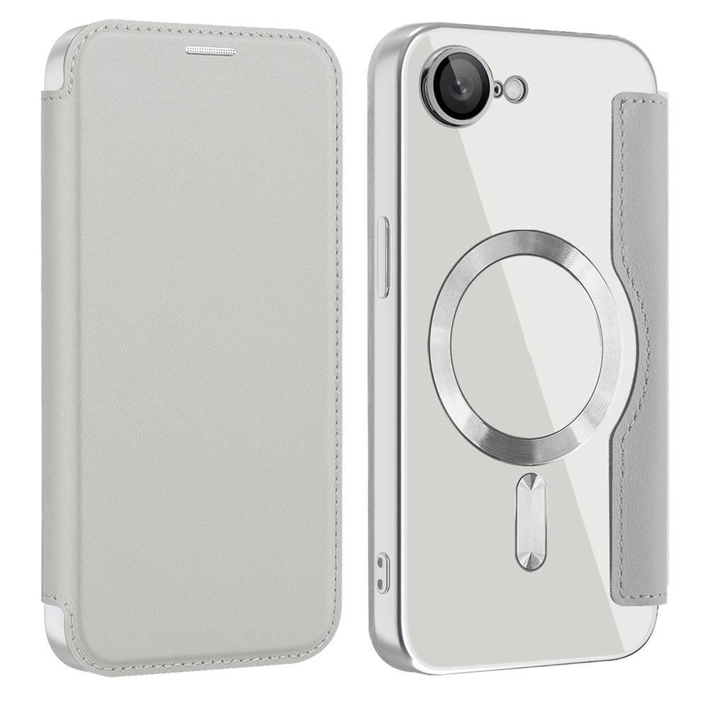 For iPhone 17th / 16th Case Compatible with MagSafe RFID Blocking Leather Phone Cover