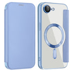 For iPhone 17th / 16th Case Compatible with MagSafe RFID Blocking Leather Phone Cover