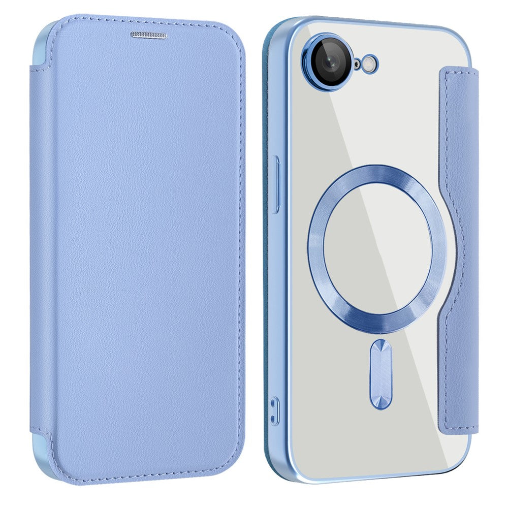 For iPhone 17th / 16th Case Compatible with MagSafe RFID Blocking Leather Phone Cover
