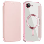 For iPhone 17th / 16th Case Compatible with MagSafe RFID Blocking Leather Phone Cover