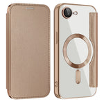 For iPhone 17th / 16th Case Compatible with MagSafe RFID Blocking Leather Phone Cover