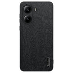 Xiaomi Redmi Turbo 4 5G-skal i trästruktur, PU-läderbelagt PC TPU-mobilskal