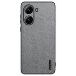 Xiaomi Redmi Turbo 4 5G-skal i trästruktur, PU-läderbelagt PC TPU-mobilskal