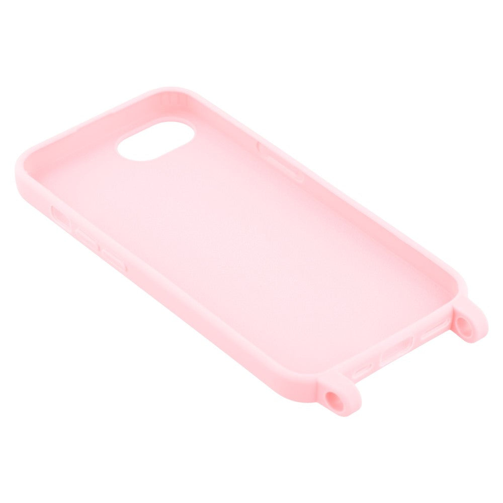 For iPhone 17th / 16th Case TPU Soft Shockproof Phone Cover with Adjustable Lanyard