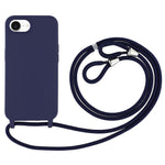 For iPhone 17th / 16th Case TPU Soft Shockproof Phone Cover with Adjustable Lanyard