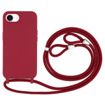 For iPhone 17th / 16th Case TPU Soft Shockproof Phone Cover with Adjustable Lanyard