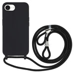 For iPhone 17th / 16th Case TPU Soft Shockproof Phone Cover with Adjustable Lanyard