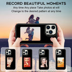 For iPhone 15 Pro Max E-Ink Case 4 inch HD 4 Colors Phone Cover Supports NFC Transfer DIY Pictures