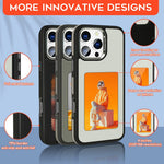 For iPhone 15 Pro Max E-Ink Case 4 inch HD 4 Colors Phone Cover Supports NFC Transfer DIY Pictures