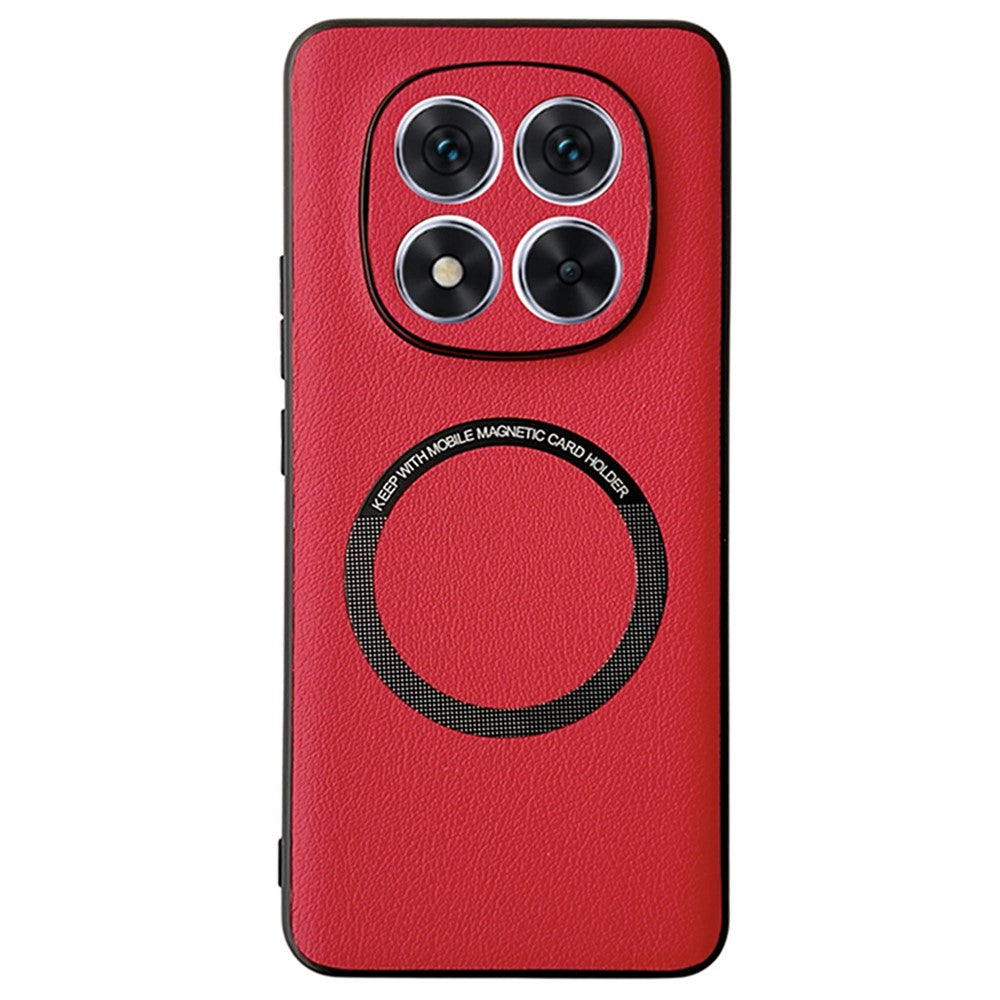 For Xiaomi Redmi Note 14 Pro 5G / Poco X7 5G Magnetic Case Anti-Drop PU Leather+TPU Cover