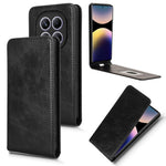 For Xiaomi Redmi Note 14 Pro 4G Case with Card Slot Magnetic Vertical Flip Leather Phone Cover