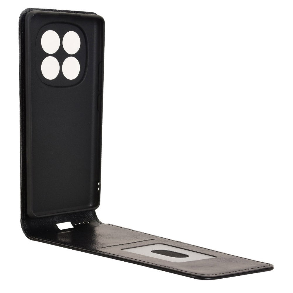 For Xiaomi Redmi Note 14 Pro 4G Case with Card Slot Magnetic Vertical Flip Leather Phone Cover