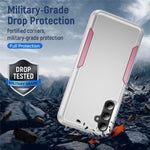 Samsung Galaxy A05s 4G-skal PC + TPU militärklassat fallskyddande mobilskal