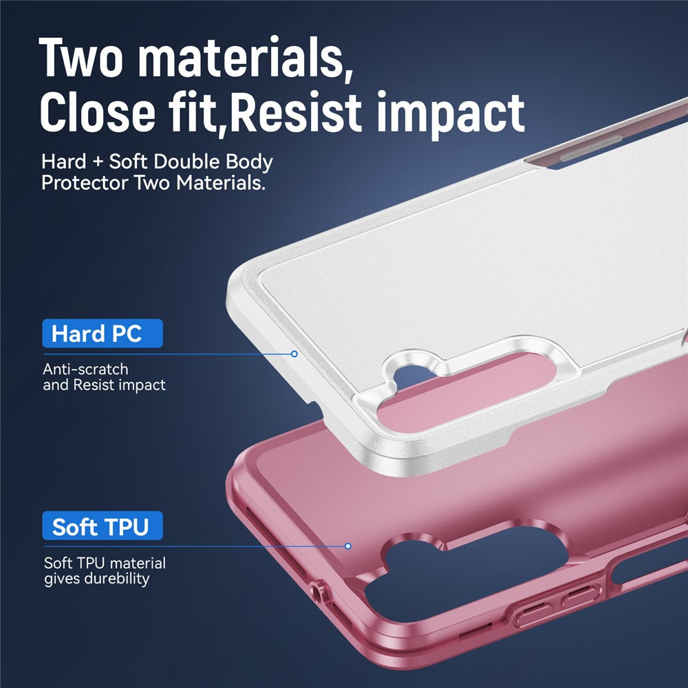 Samsung Galaxy A05s 4G-skal PC + TPU militärklassat fallskyddande mobilskal