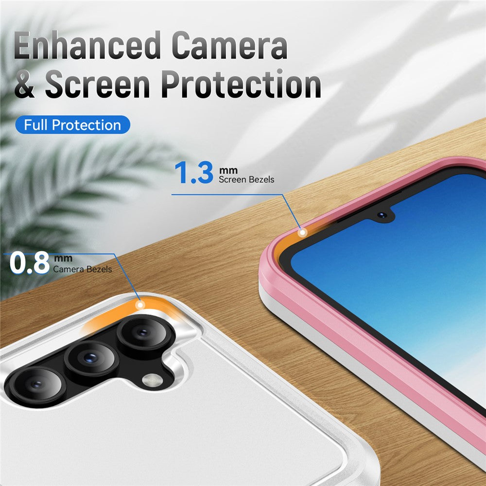 Samsung Galaxy A15 4G / 5G-skal PC + TPU militärklassat fallskyddande mobilskal