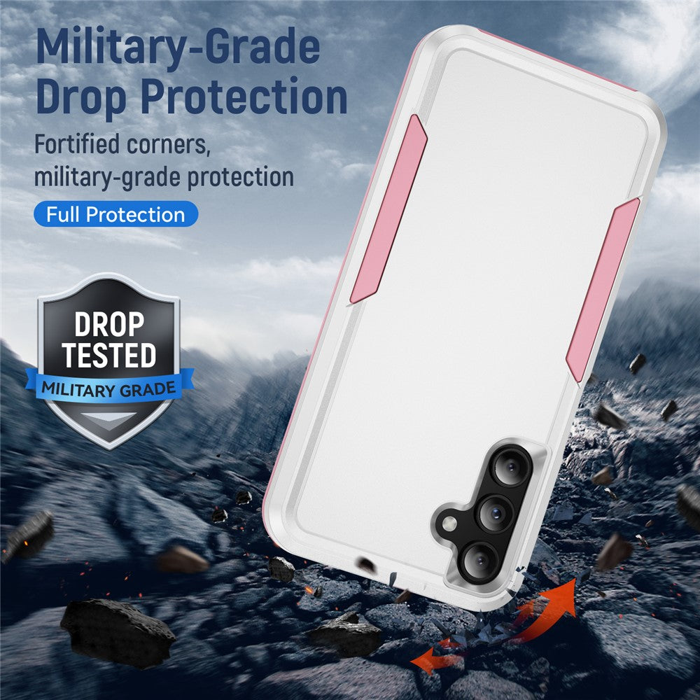 Samsung Galaxy A15 4G / 5G-skal PC + TPU militärklassat fallskyddande mobilskal