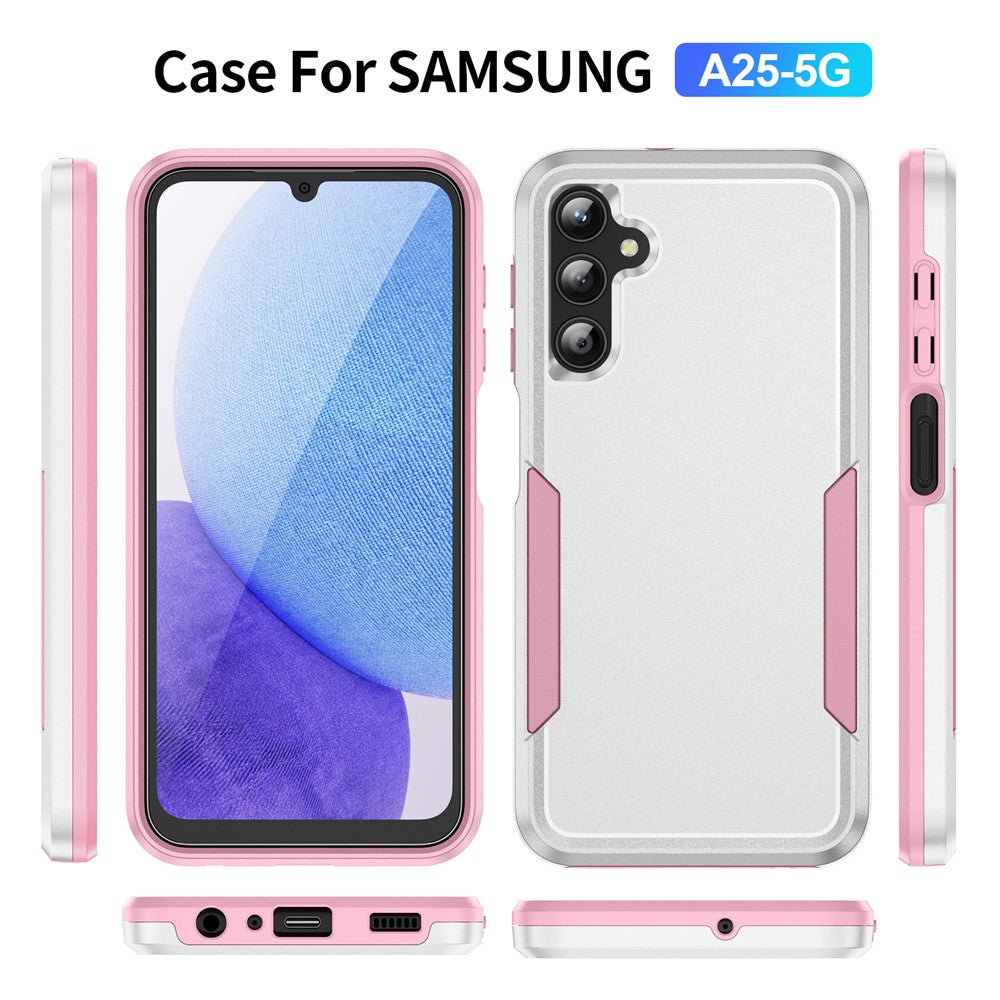 For Samsung Galaxy A25 5G (Global) (161.0 x 76.5 x 8.3mm) Case PC+TPU Military Grade Drop Protective Phone Cover