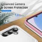 For Samsung Galaxy A25 5G (Global) (161.0 x 76.5 x 8.3mm) Case PC+TPU Military Grade Drop Protective Phone Cover