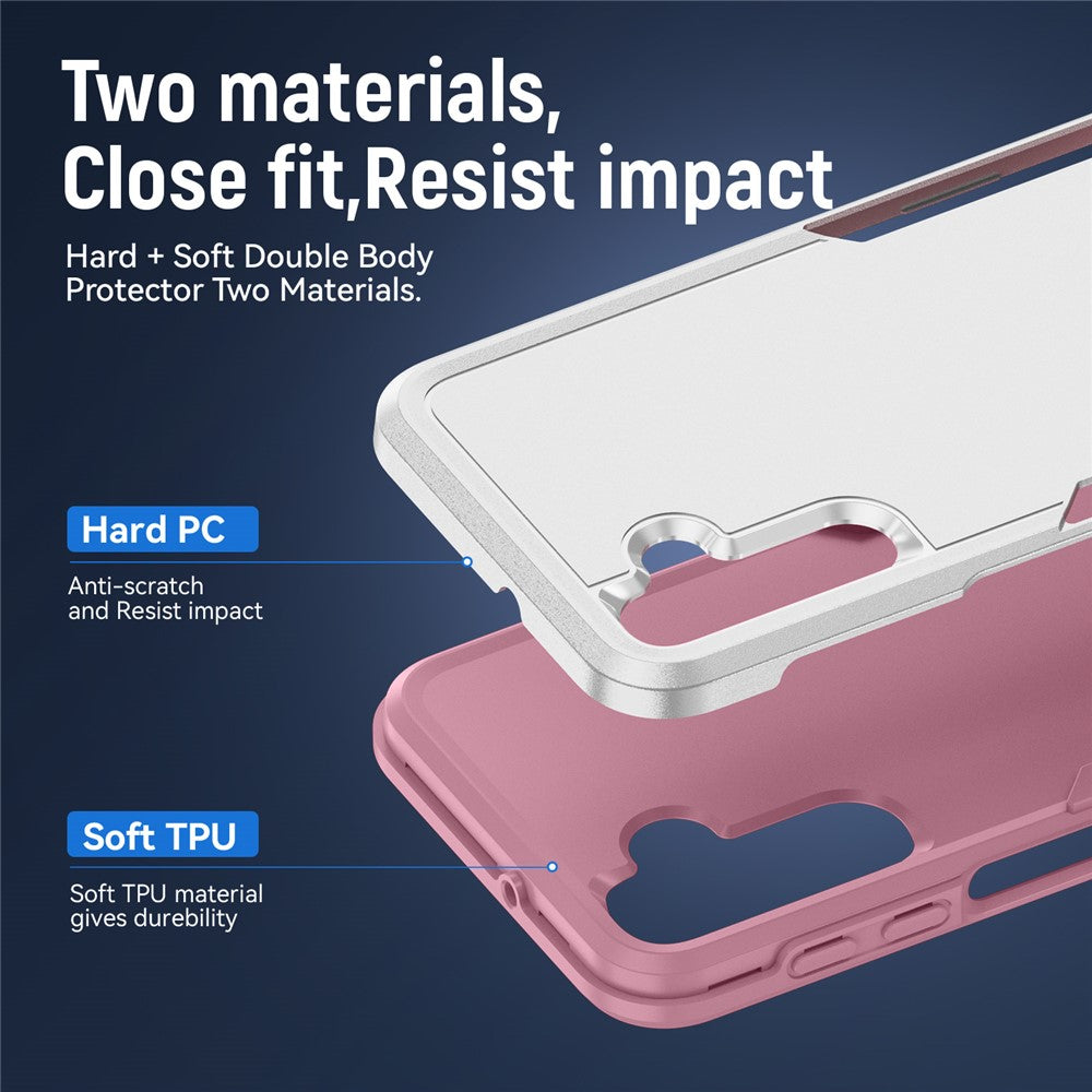 For Samsung Galaxy A25 5G (Global) (161.0 x 76.5 x 8.3mm) Case PC+TPU Military Grade Drop Protective Phone Cover