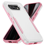 Til Google Pixel 9a Cover PC+TPU Militærgrad Drop Beskyttende Telefoncover