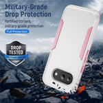 Til Google Pixel 9a Cover PC+TPU Militærgrad Drop Beskyttende Telefoncover
