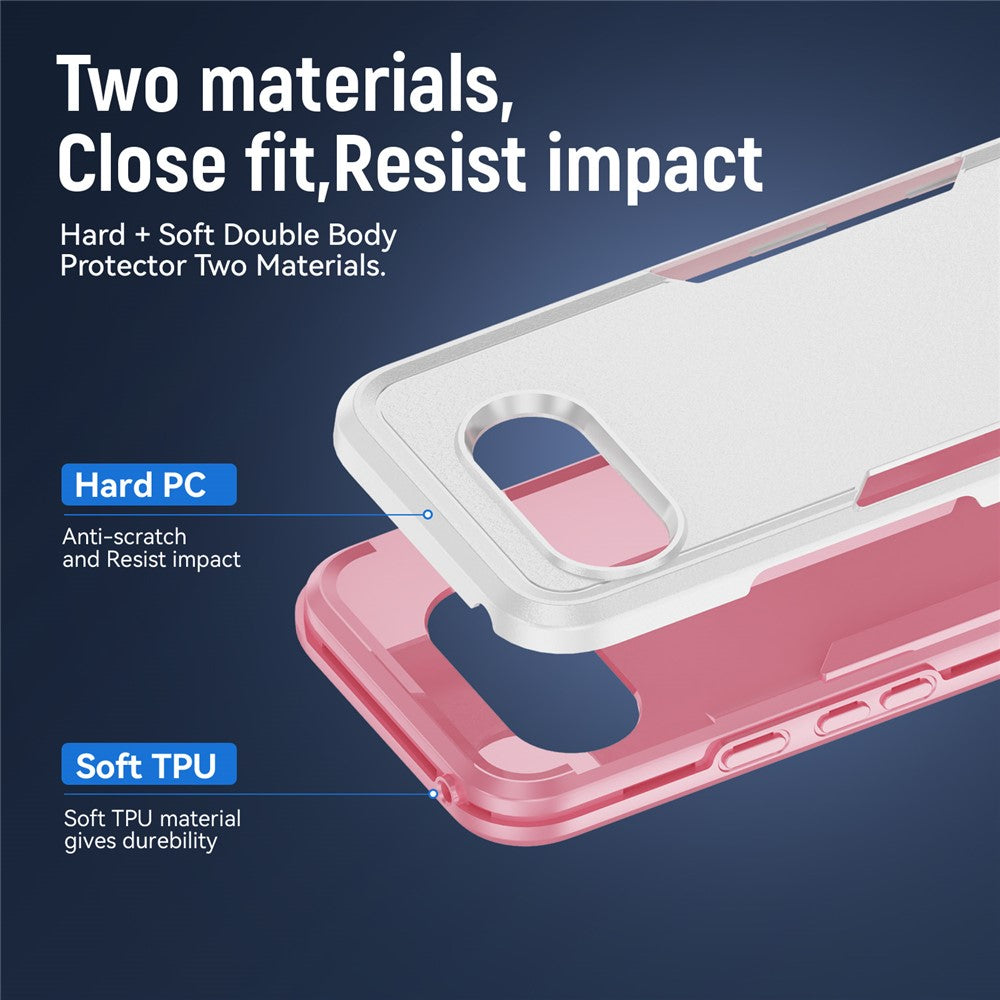 Til Google Pixel 9a Cover PC+TPU Militærgrad Drop Beskyttende Telefoncover