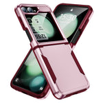 Samsung Galaxy Z Flip7 FE 5G / Z Flip6 5G-skal PC+TPU militärklassat fallskyddande mobilskal