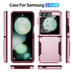 Samsung Galaxy Z Flip7 FE 5G / Z Flip6 5G-skal PC+TPU militärklassat fallskyddande mobilskal