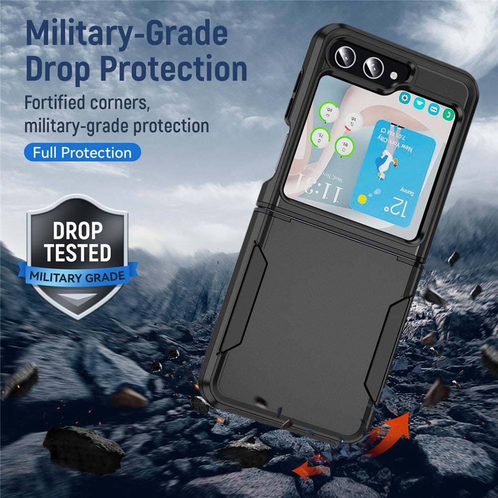 For Samsung Galaxy Z Flip5 5G Case PC + TPU Military Grade Drop Protective Phone Cover