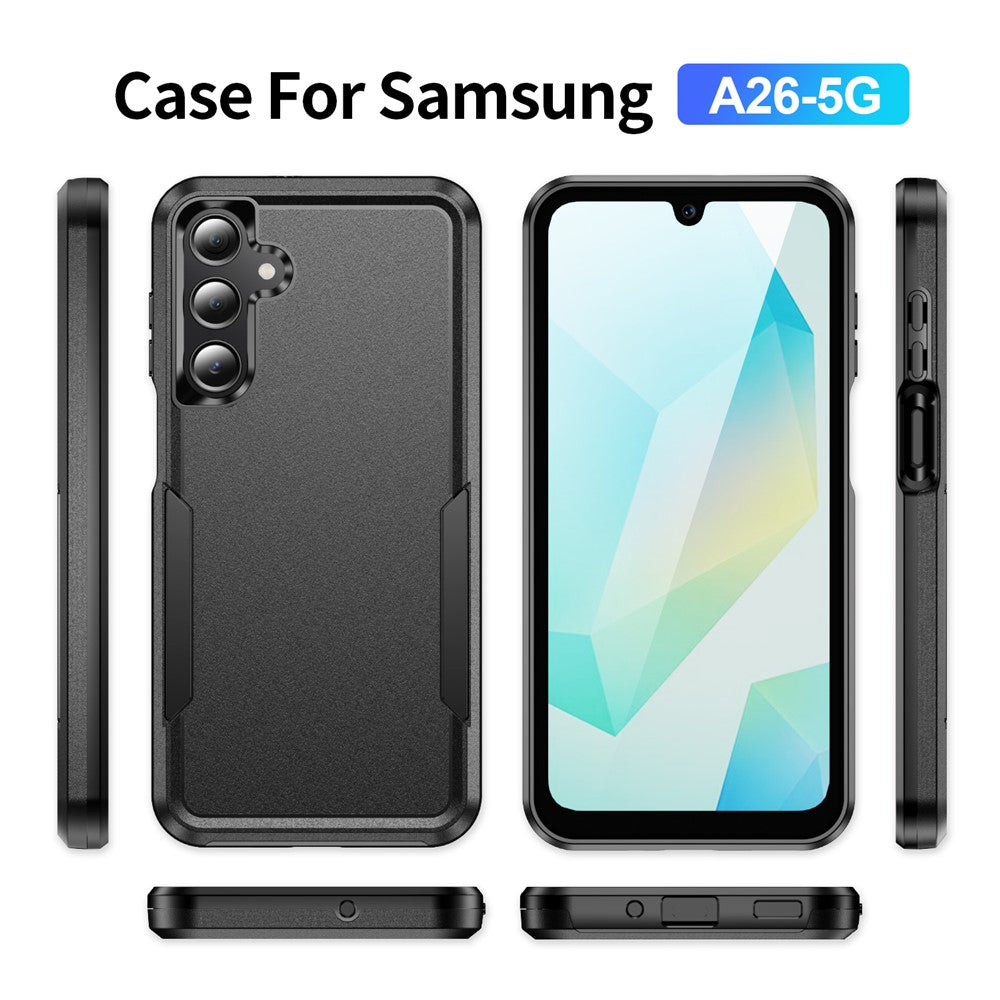 Samsung Galaxy A18 4G / A18 5G / A17 4G / A17 5G / A26 5G skal PC+TPU militärklassat fallskyddande mobilskal